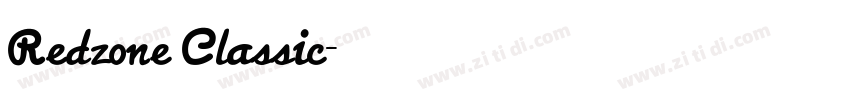Redzone Classic字体转换